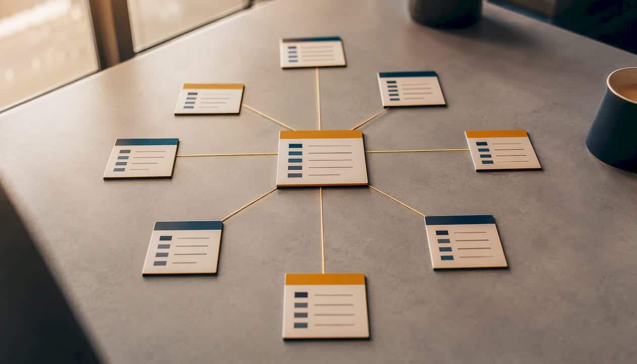 Illustration conceptuelle d’un modèle de données en étoile